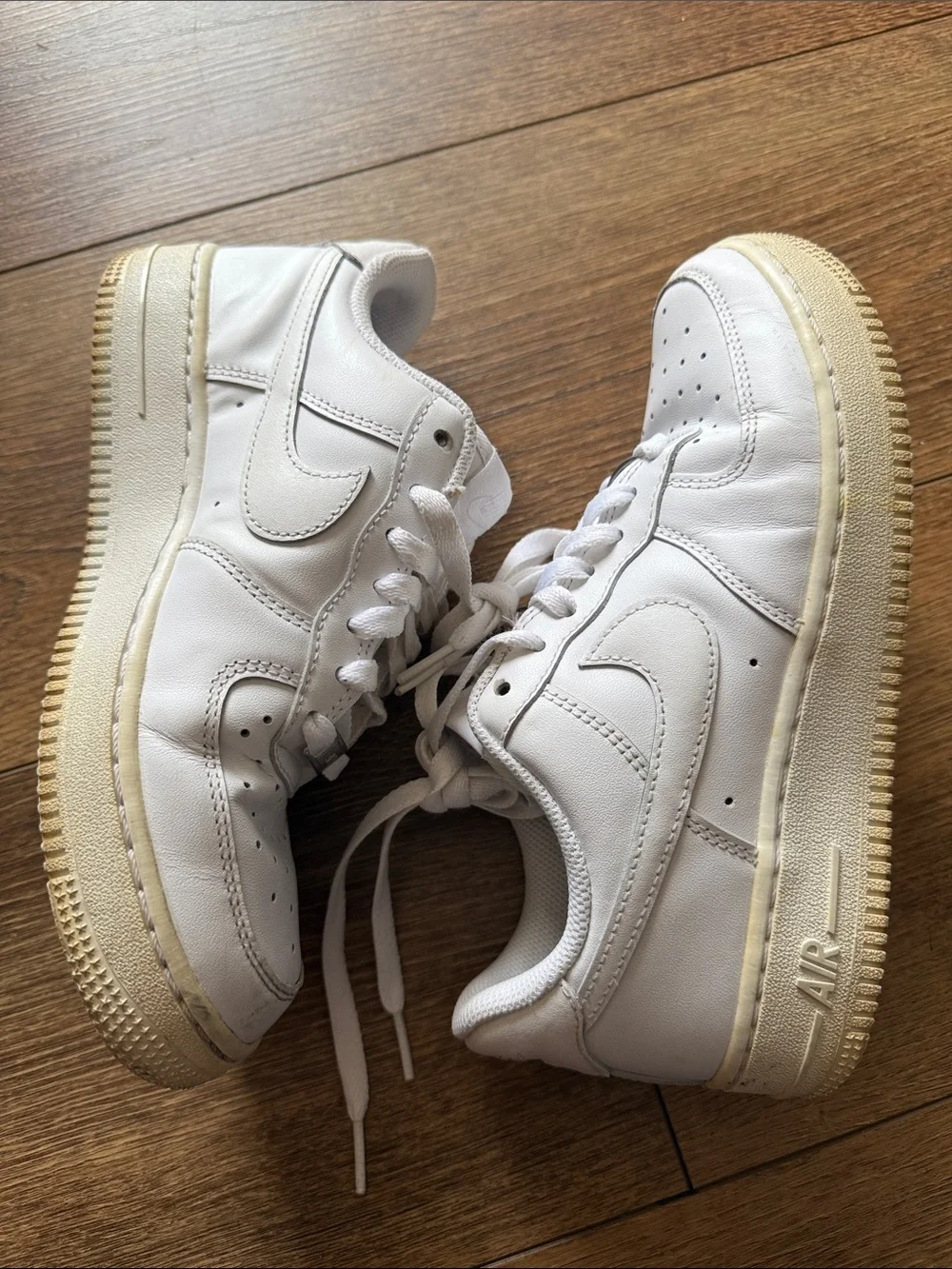Nike All-White Low Top Sneakers Size 6.5 woman